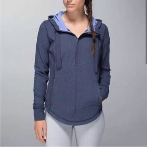 Lululemon Post Sweat Pullover Women's Blue Hoodie